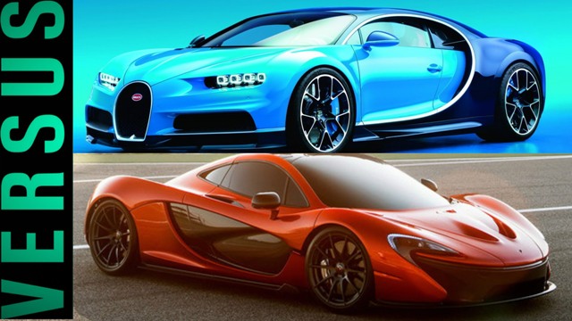 Bugatti Chiron VS McLaren P1: Μια σύγκριση … «γιγάντων»! (βίντεο)